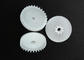 20mm Wheel White Plastic Crown Gears Compact With 28 Z Straight Teeth